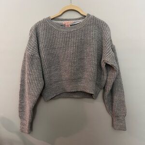 urban outfitters gray cropped sweater